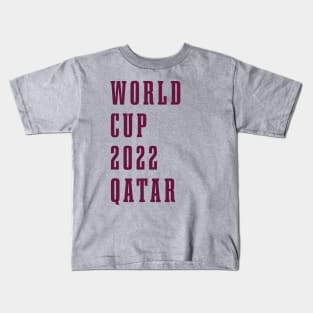 World cup 2022-Qatar Kids T-Shirt